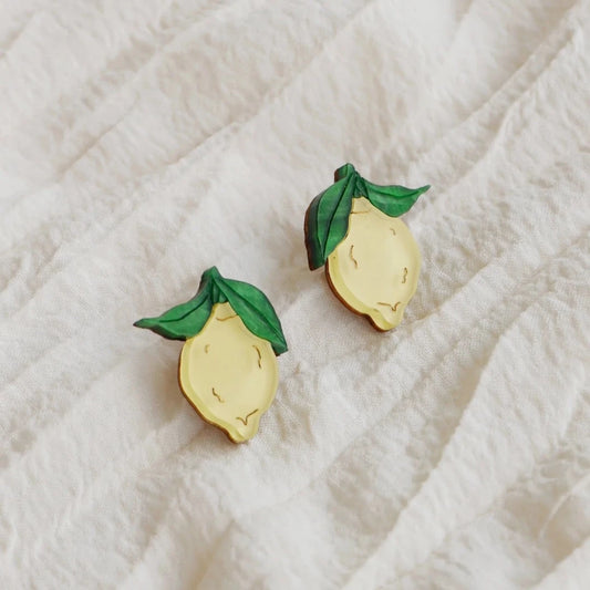 Wolf & Moon, Mini Lemon Studs