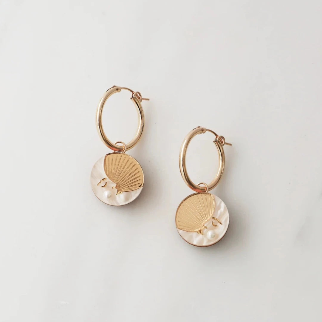 Moon II Hoops, Gold