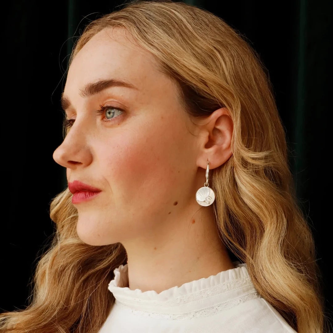 Moon II Hoops, Silver