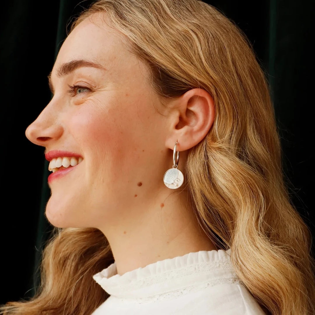 Moon II Hoops, Silver