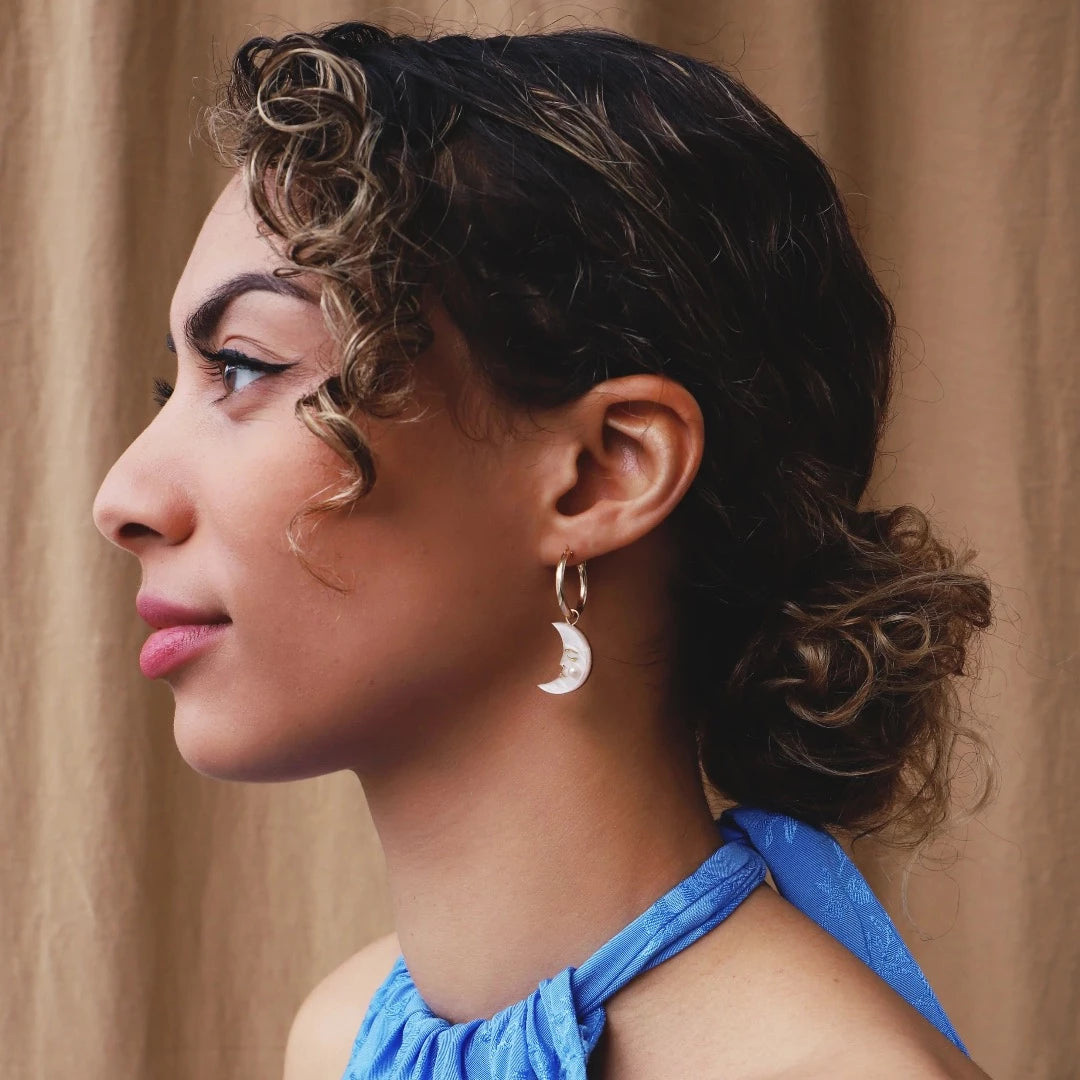 Wolf & Moon, Moon & Star Hoops