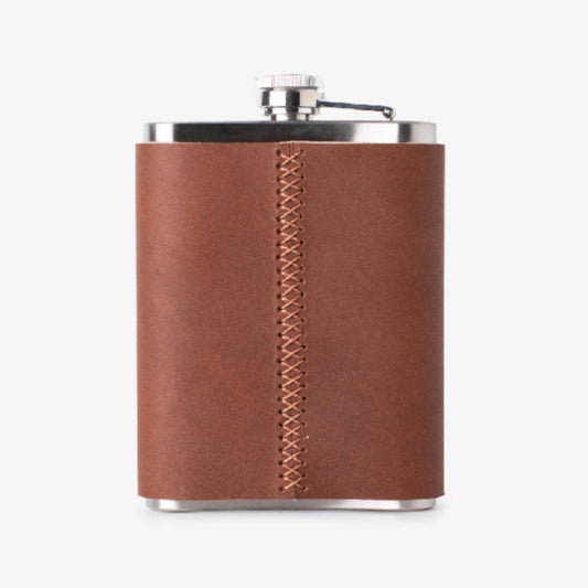 Milo & Dexter, Leather Flask