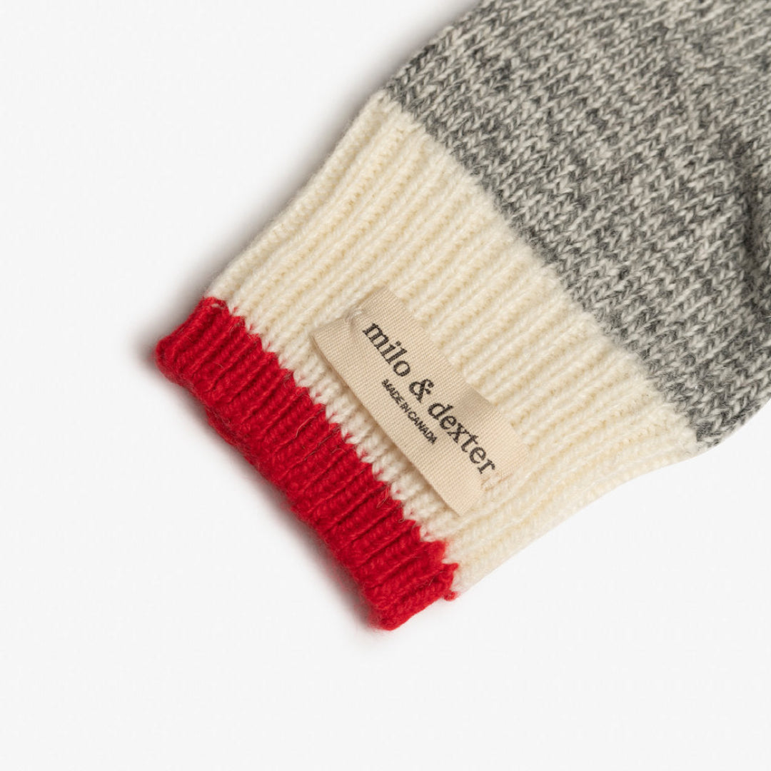 Milo & Dexter, Simple Wool Mitten, Red