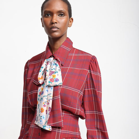 Lele De Baltzac, Zoe in Tartan Wine