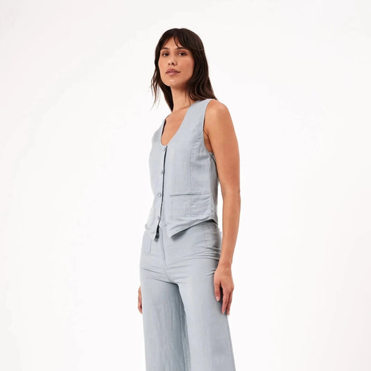 Soho Vest, Linen, Final Sale