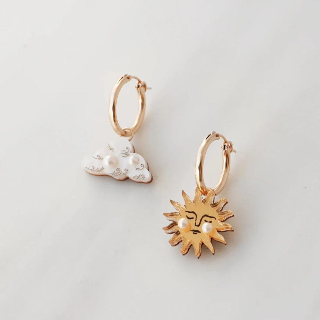 Sun & Cloud Hoops