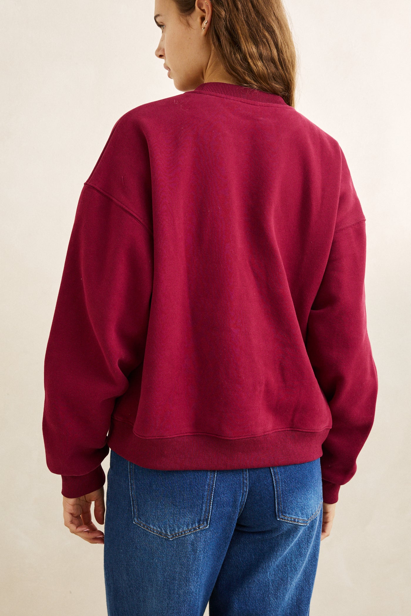 Rhythm, Everyday Crewneck Fleece, Plum