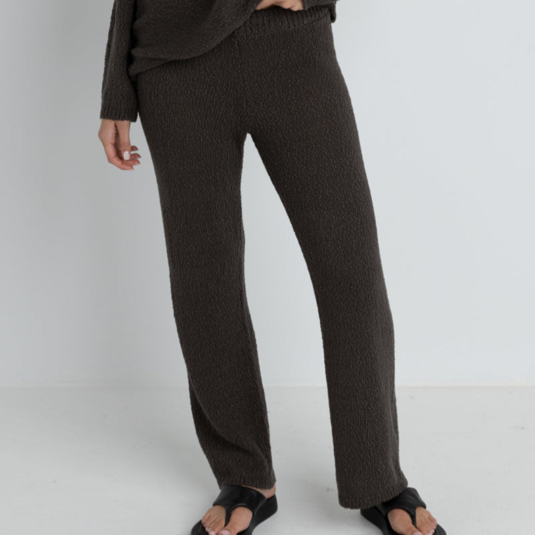 Rhythm, Adele Knit Pant, Graphite