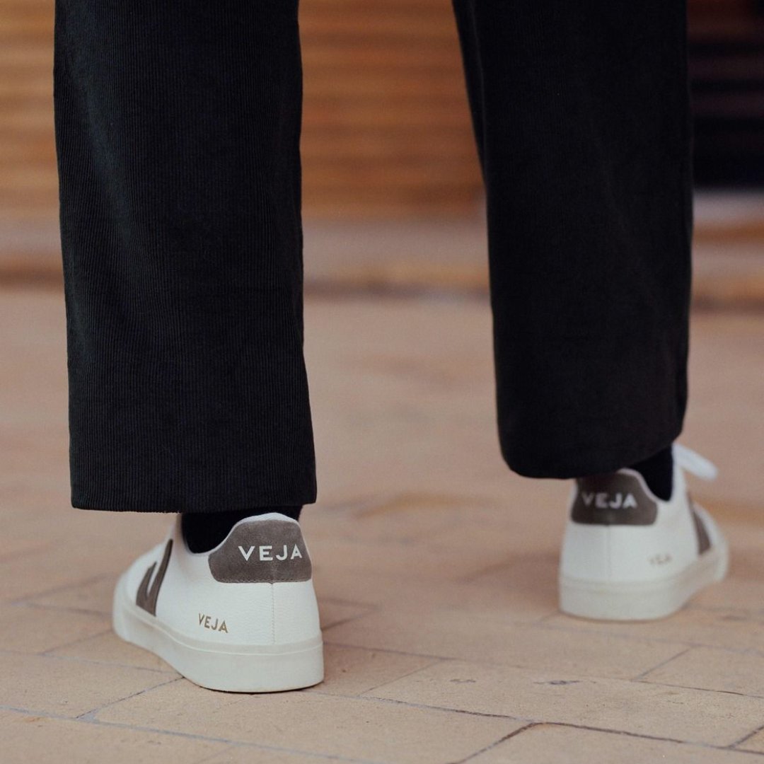 Veja, Campo Leather White Khaki