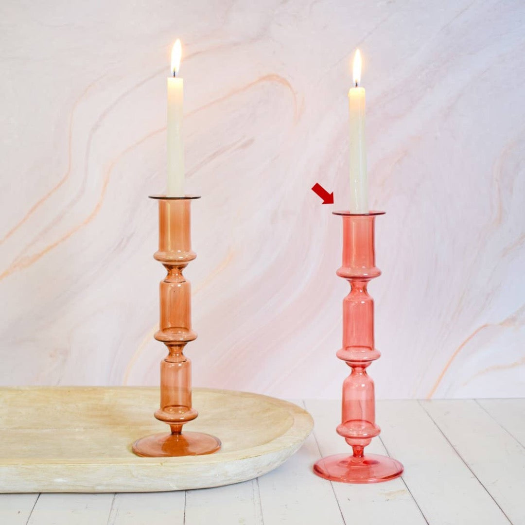 Vera Candleholder, Red