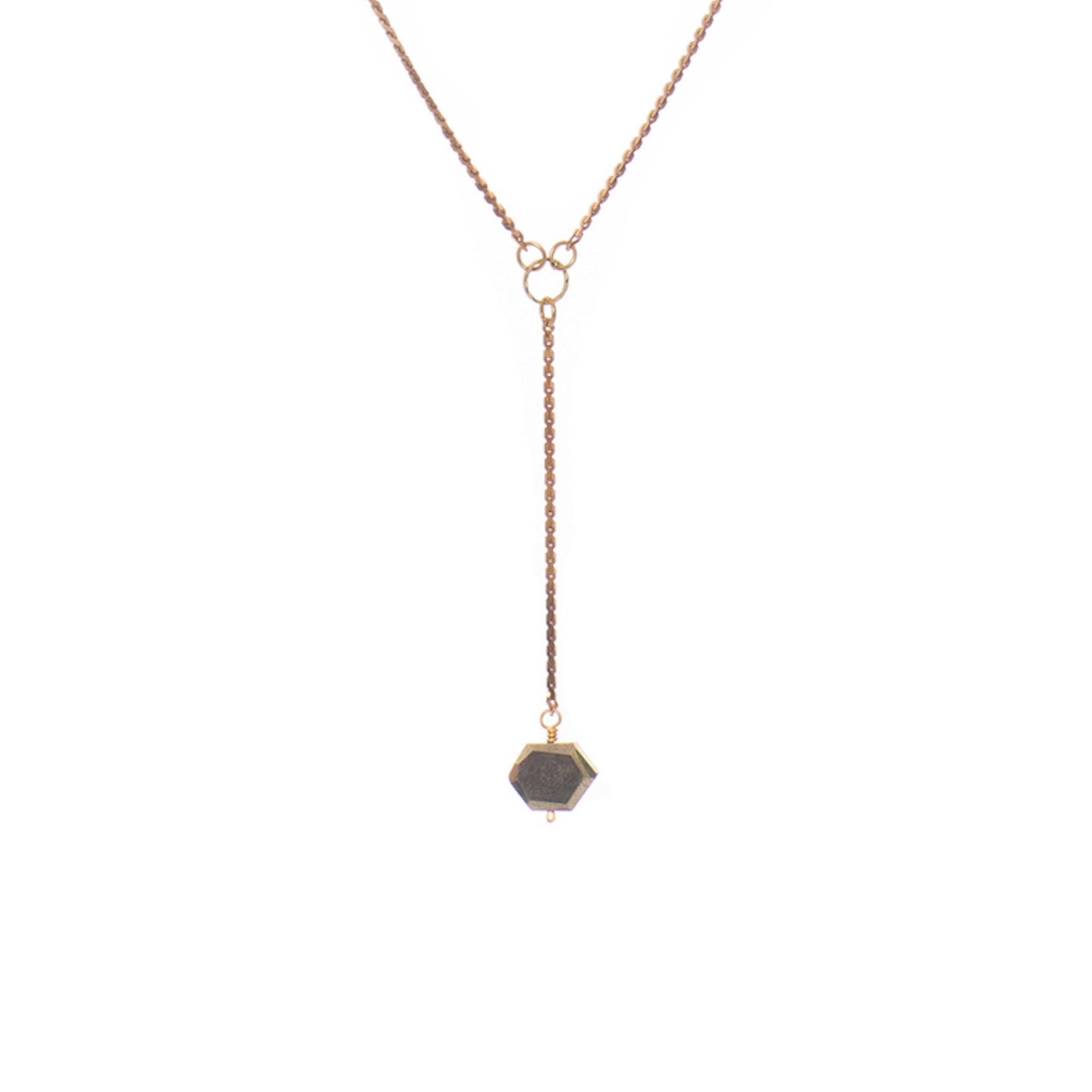 Flint Necklace, Pyrite