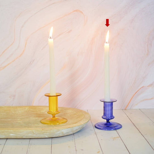 Vera Candleholder, Blue