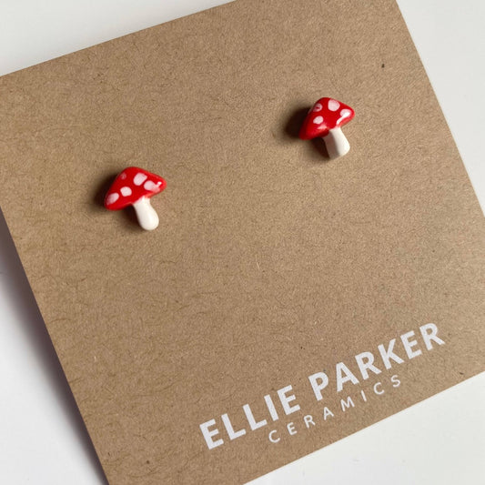 Ellie Parker, Mushroom Stud Earrings