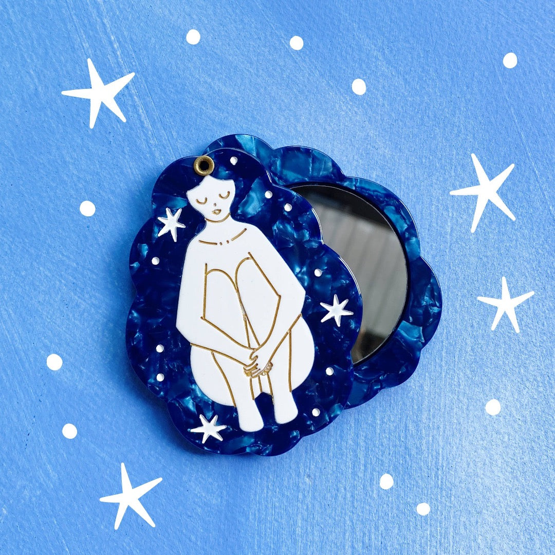 Cosmic Girl Pocket Mirror