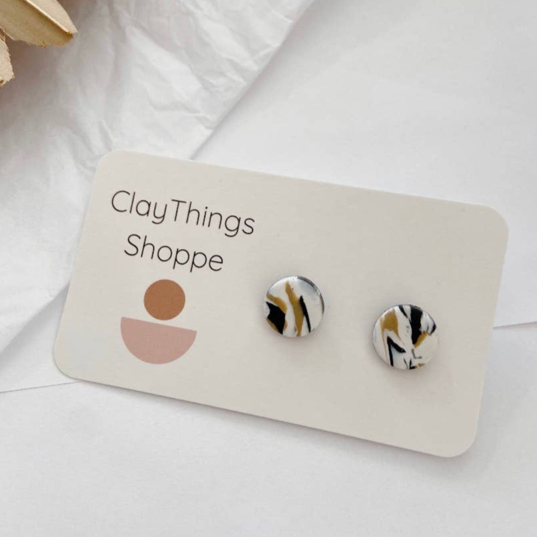 Modern Stud Earrings