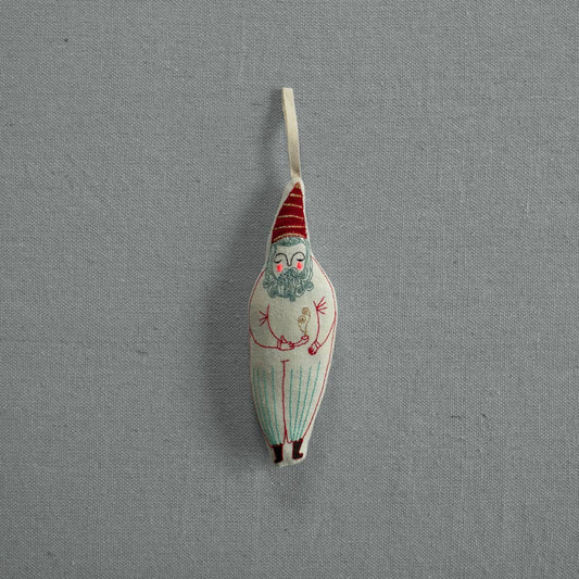 Skippy Cotton, Garden Gnome, Cotton & Lavender Filled Embroidered Ornament