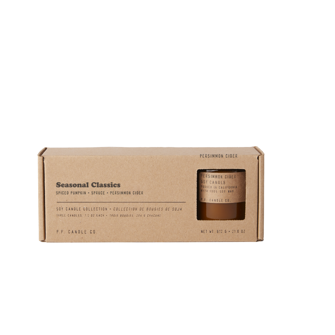 Seasonal Classics Gift Set, 7.2oz Soy Candle (Limited Edition)