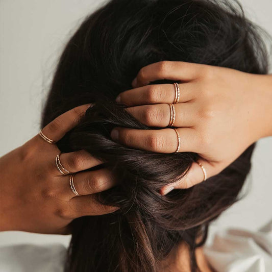 Strut Jewelry, Gold-Fill Stacking Ring