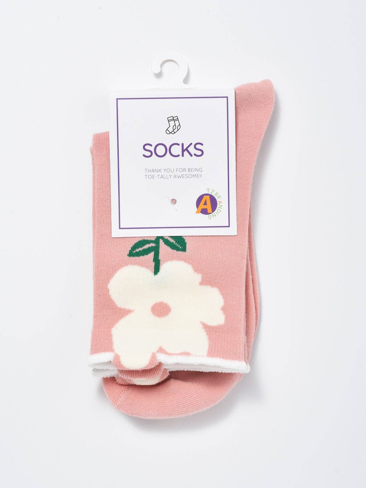 Rufia, Colour Pop Flower Crew Socks, Assorted