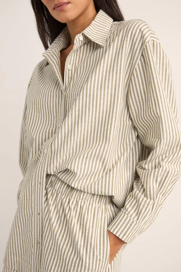 Rhythm, Valley Stripe Oversized Shirt