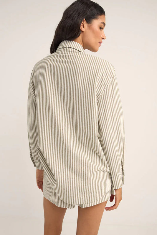 Rhythm, Valley Stripe Oversized Shirt