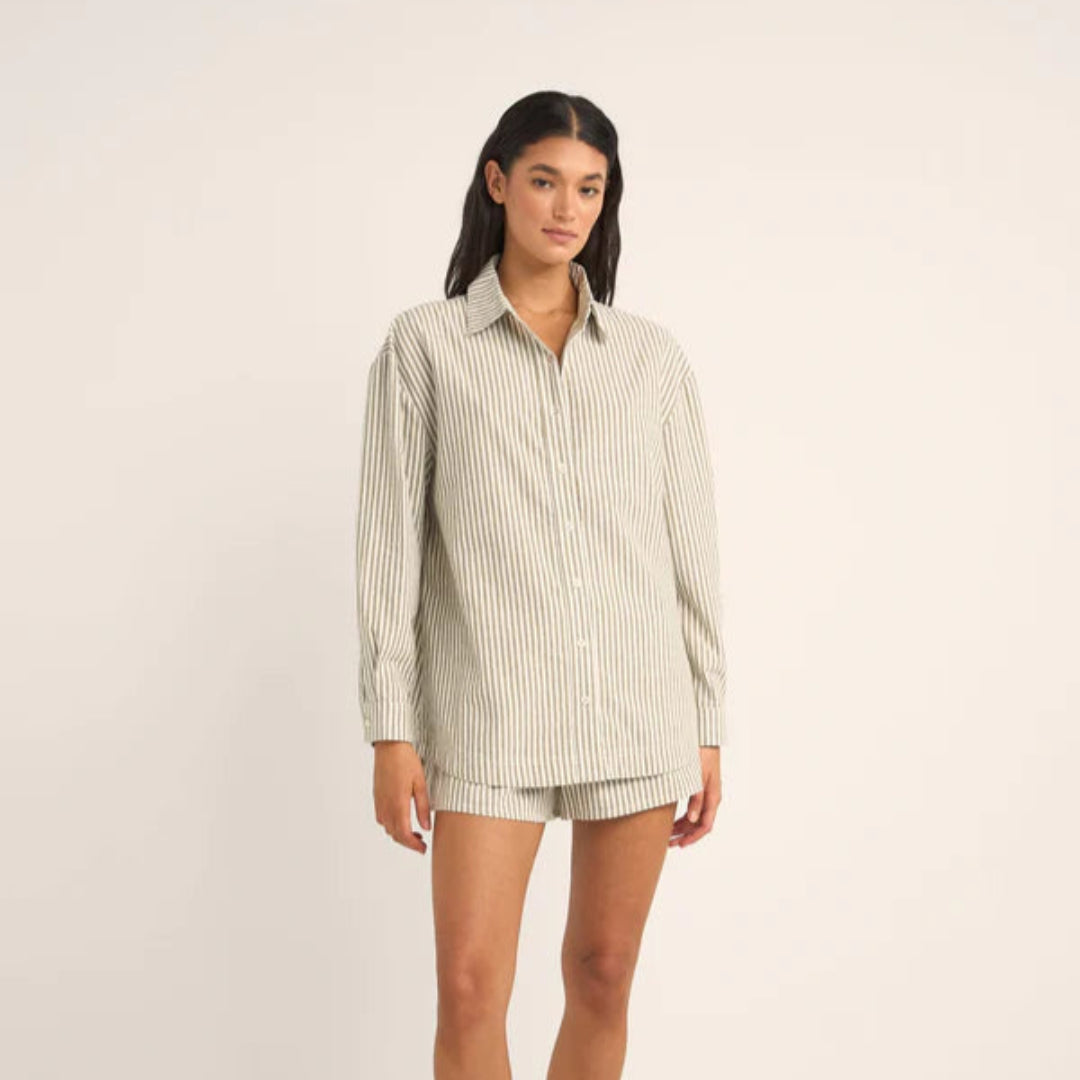 Rhythm, Valley Stripe Oversized Shirt