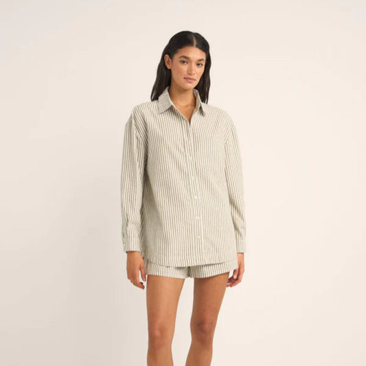 Rhythm, Valley Stripe Oversized Shirt