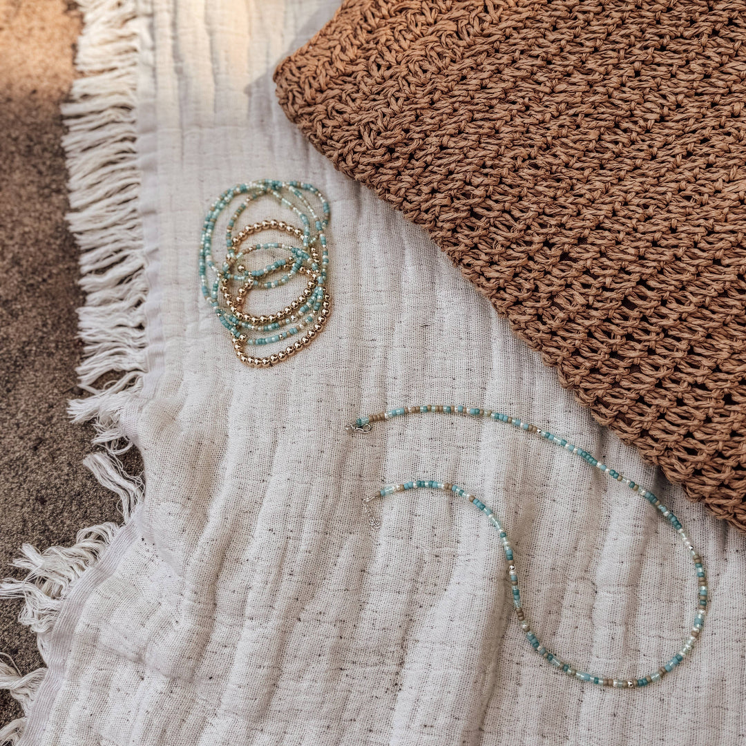 Oak + Eve, Tropics Necklace, Vibrant, Customizable & Trendy