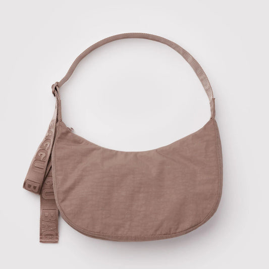 Baggu, Medium Nylon Crescent Bag, Toasted Almond