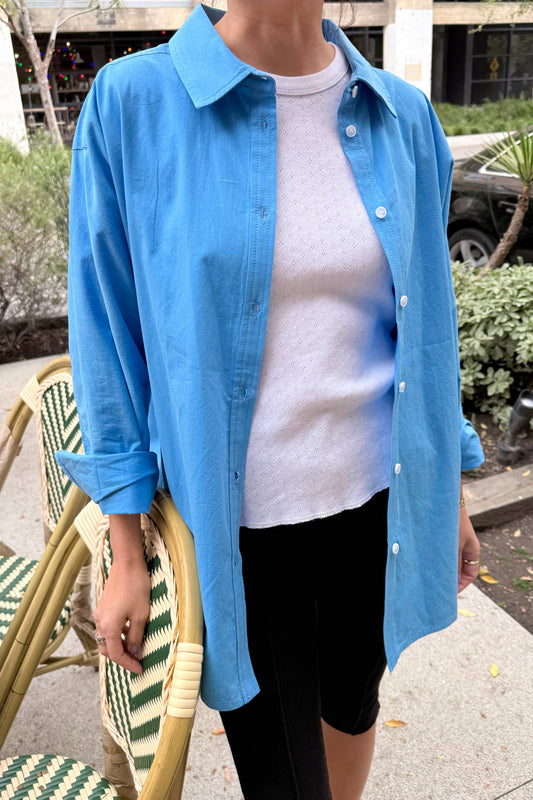 Le Bon Shoppe, Light Weight Owen Shirt, Lake Blue