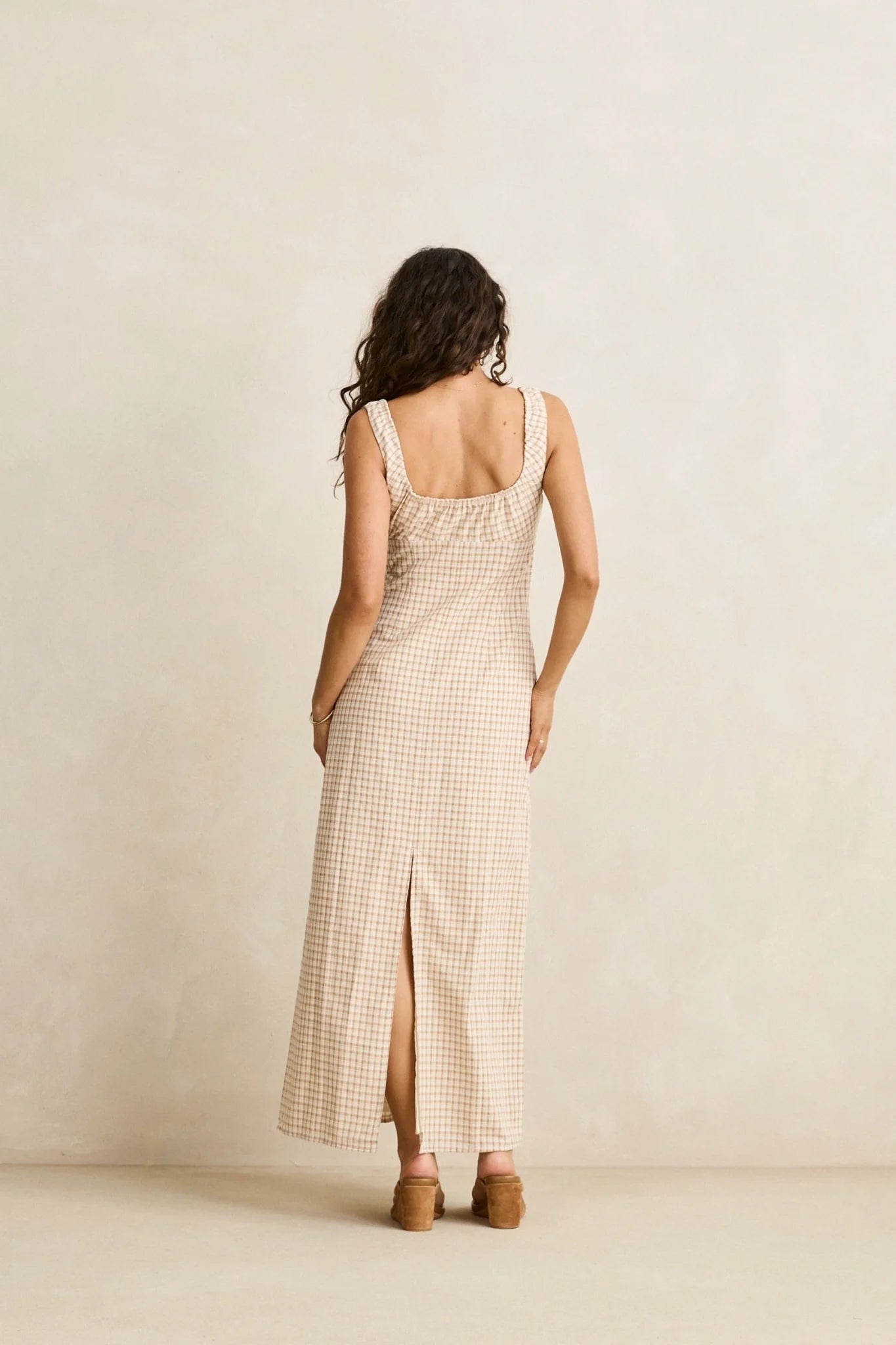 Rhythm, London Check Maxi Dress