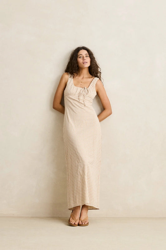 Rhythm, London Check Maxi Dress