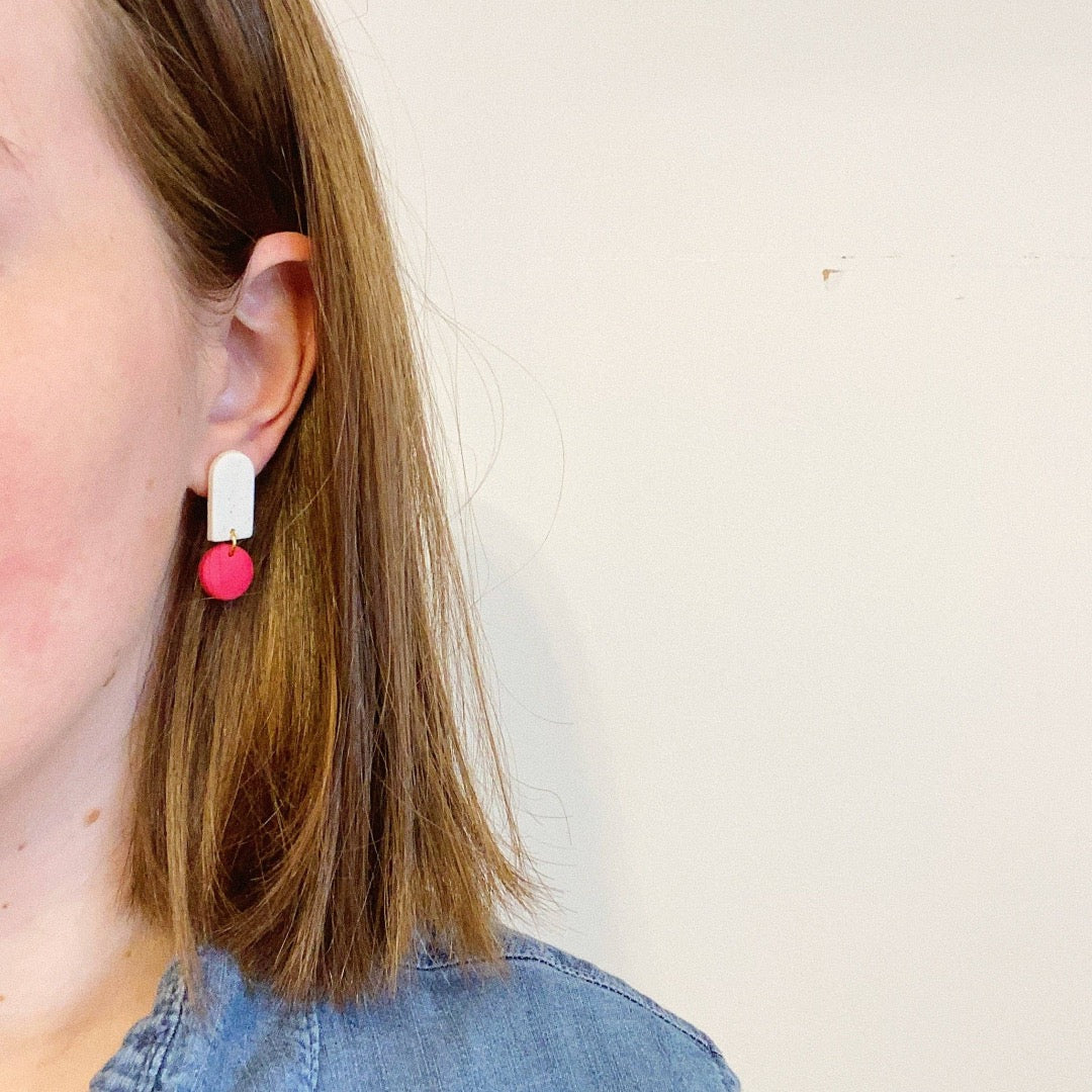 Mini Polymer Clay Earrings