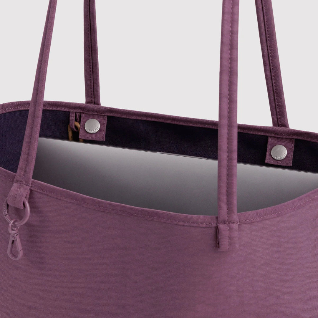 Baggu, Medium Nylon Reversible Tote, Wild Plum Mix