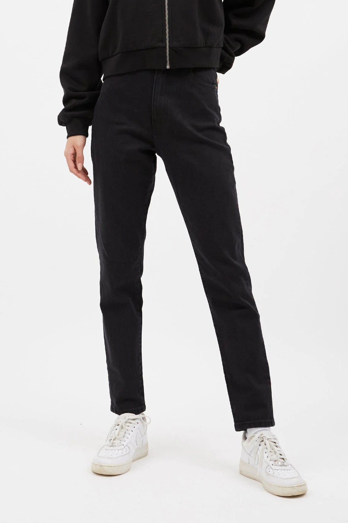 Nora Jeans, Washed Black Stretch