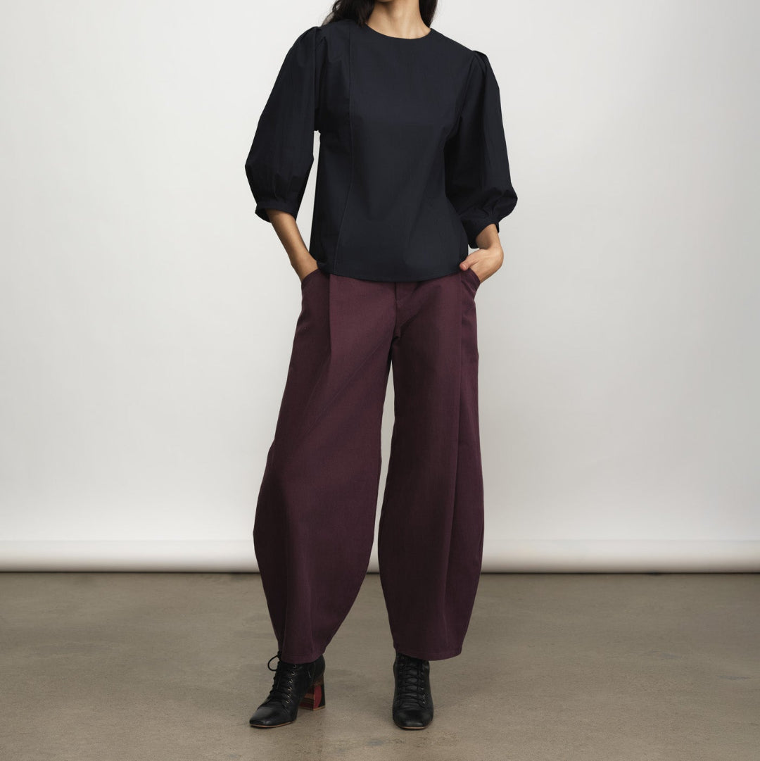 Jennifer Glasgow, Etta Trousers, Merlot