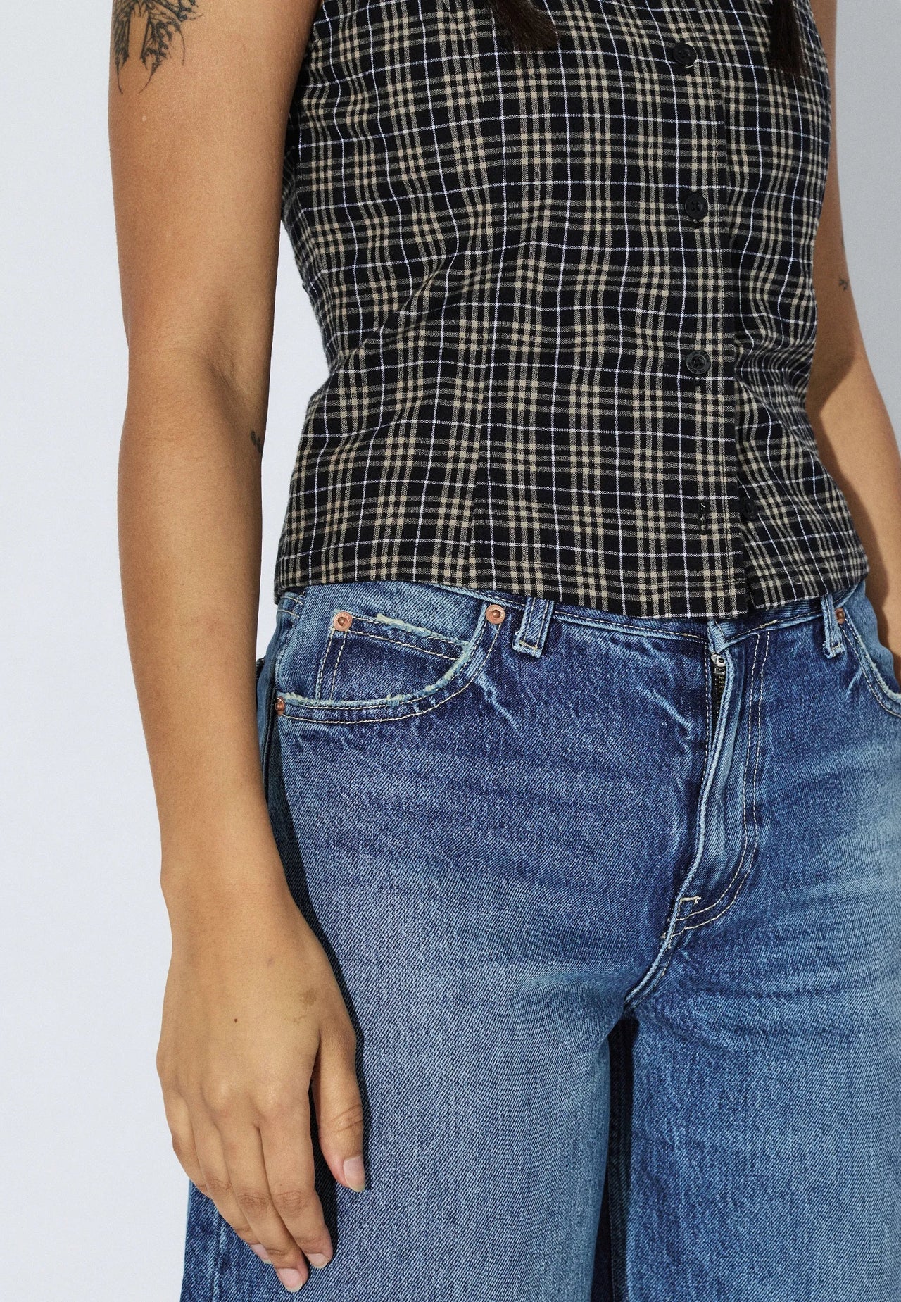 Dr. Denim, Nanci Mid Barrel, Drift Mid Used