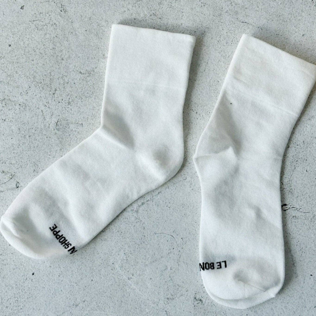 Le Bon Shoppe, Sneaker Socks, Matcha and Classic White