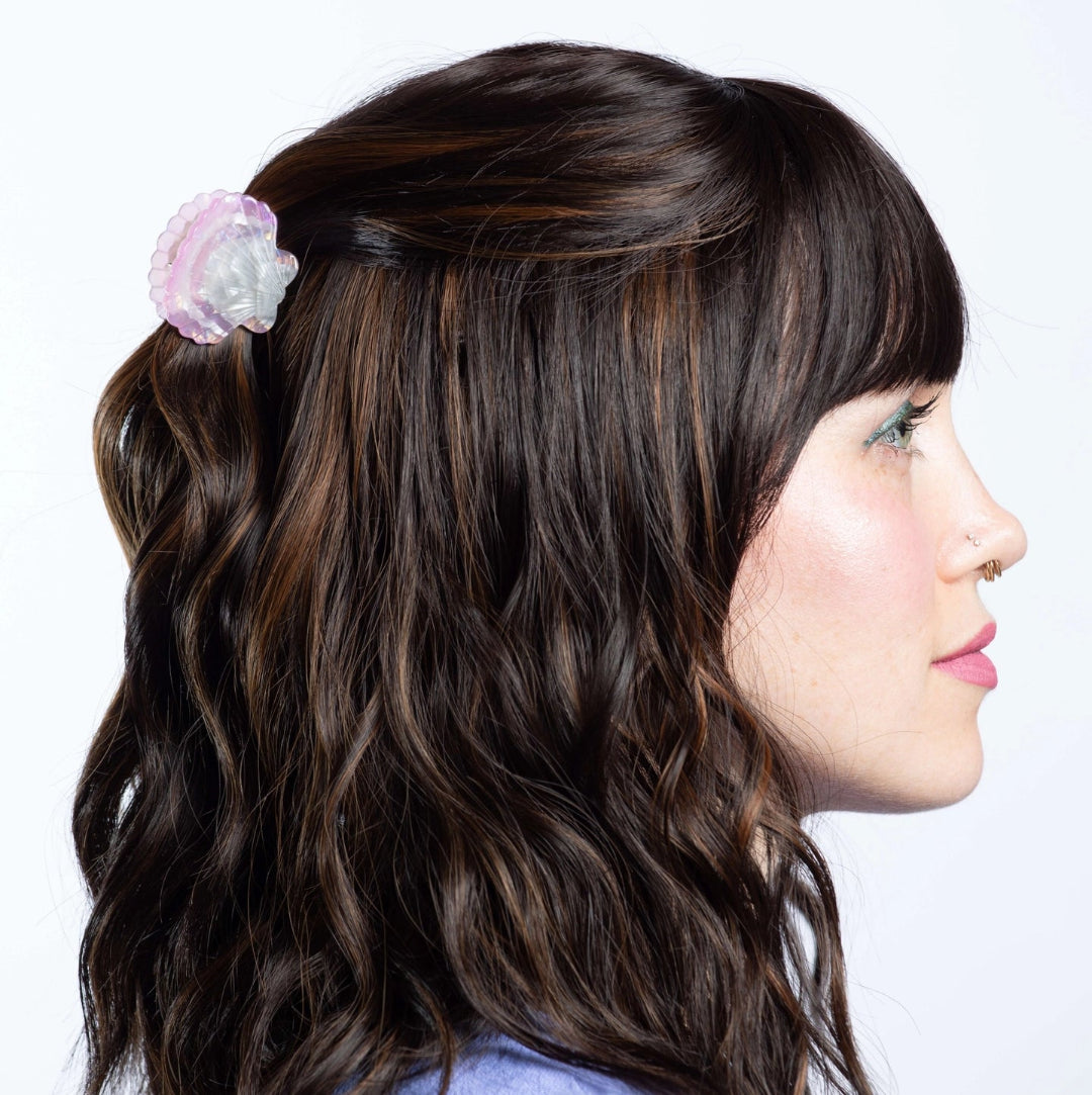 Mini Scallop Shell Hair Claw Clip