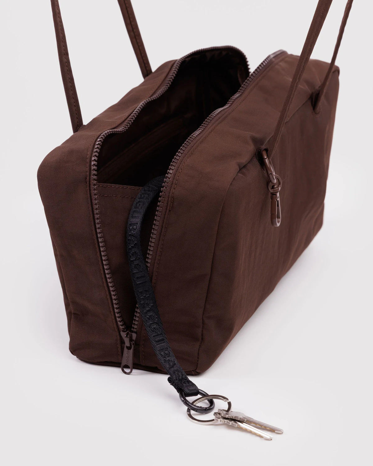 Baggu, Nylon Bowler Bag, Coffee