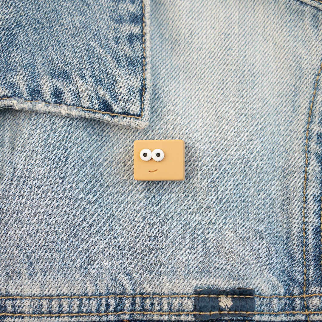 Whimsical Smiley Face Brooch