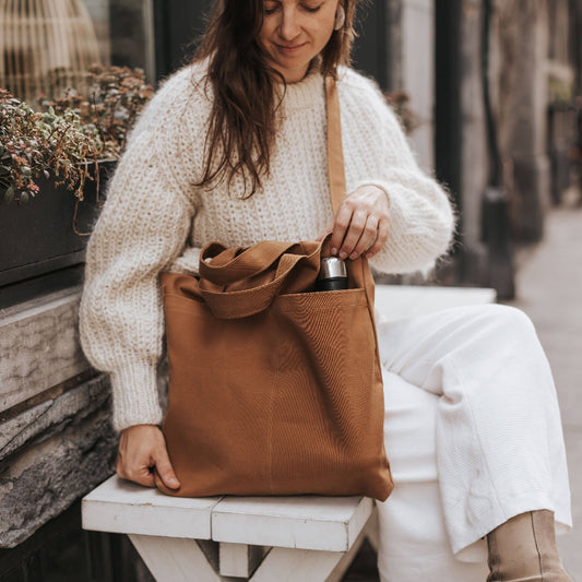 Dans le Sac, Crossbody Cotton Bag
