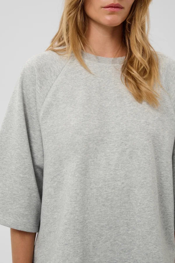Soaked, Nadie Sweatshirt 3/4, Grey Melange