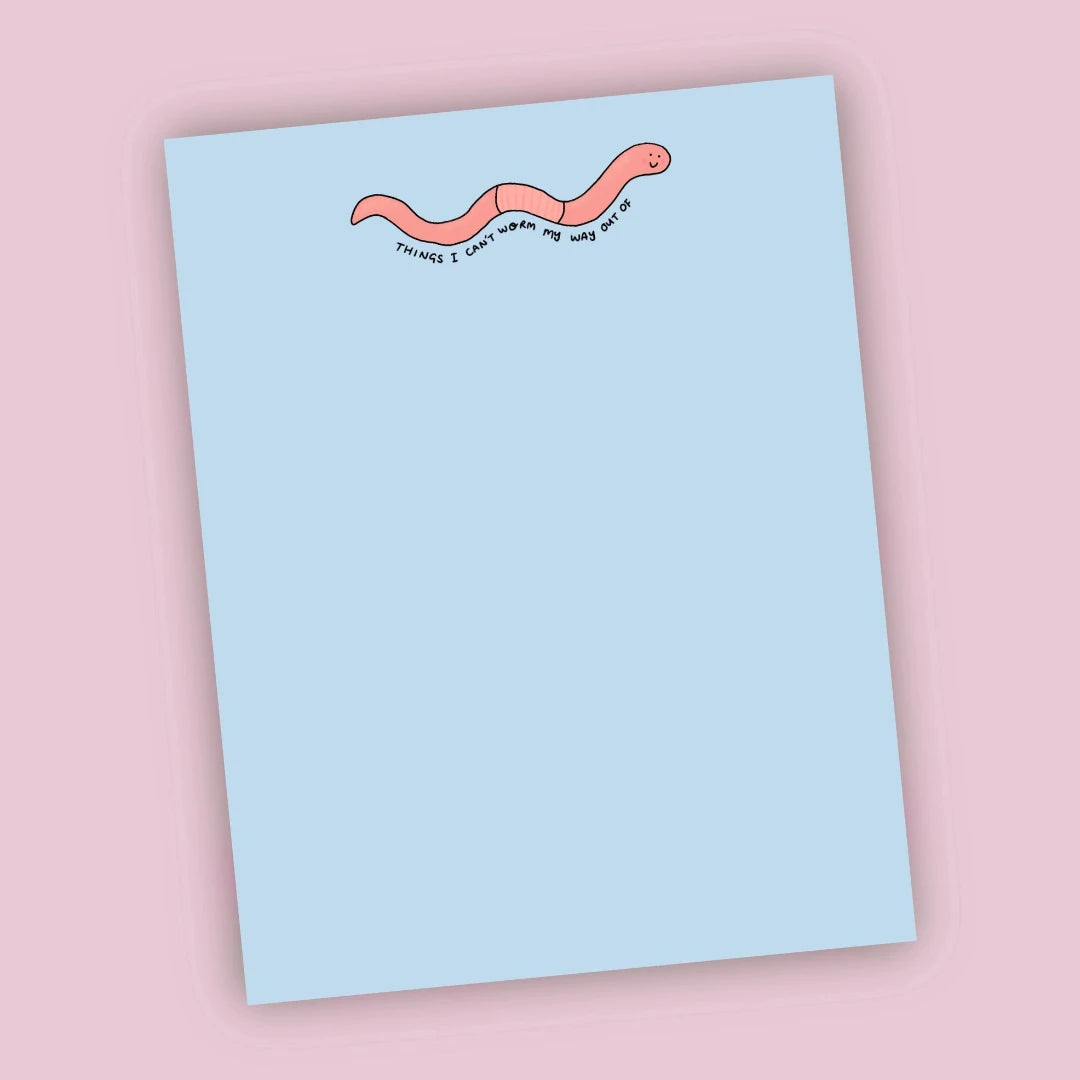 Things I Can't Worm My Way Out Of Notepad