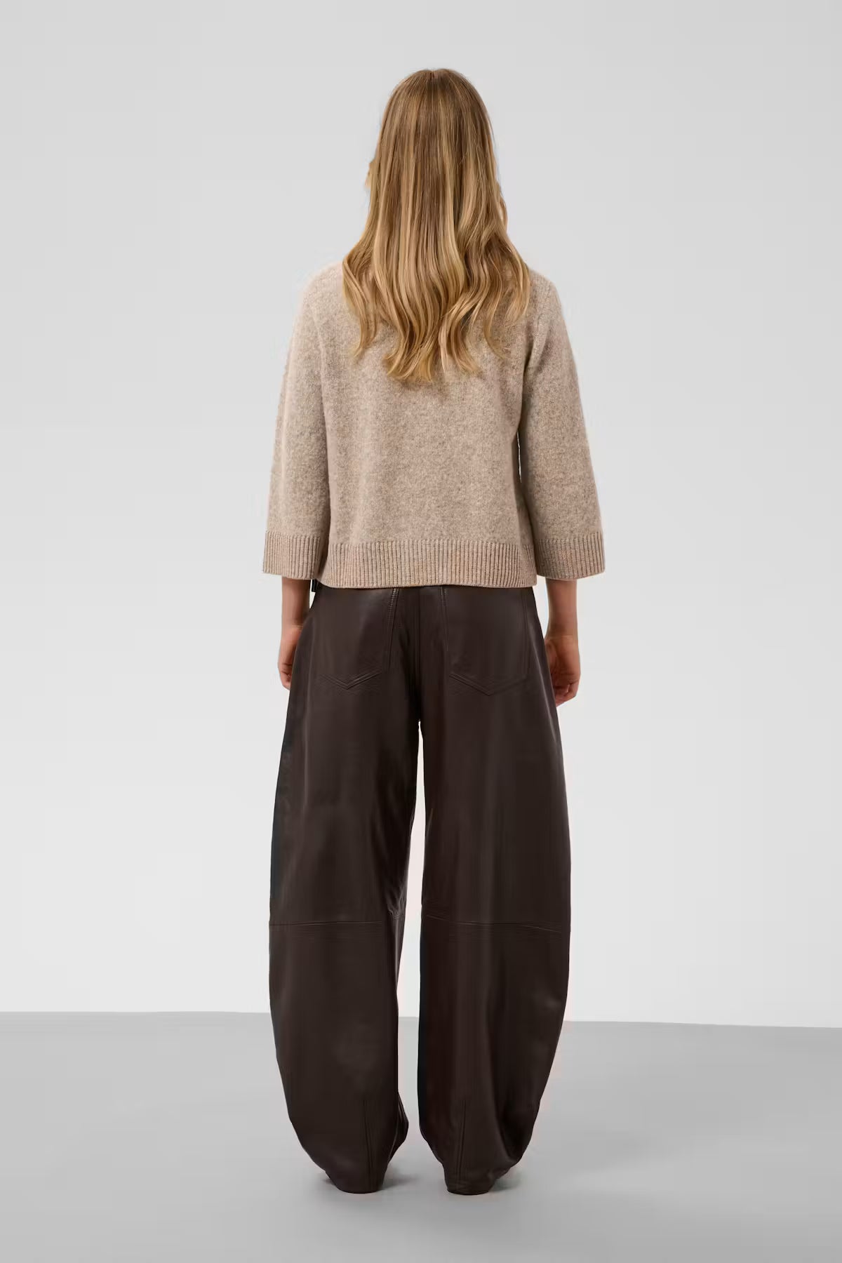 Soaked, Idalia Cardigan, Walnut Melange and Brown