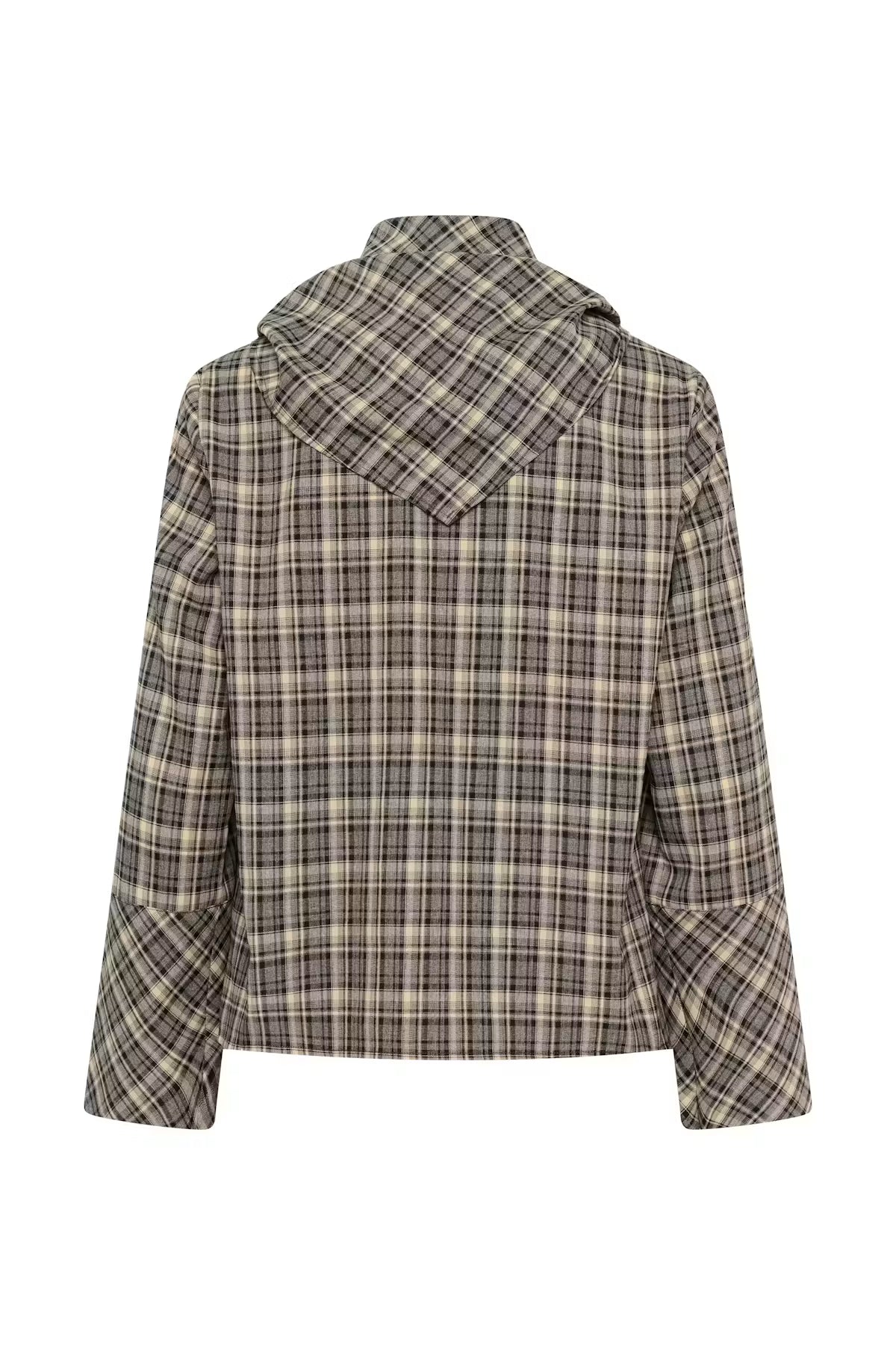 Soaked, Shiba Blouse, Black and Cream Check
