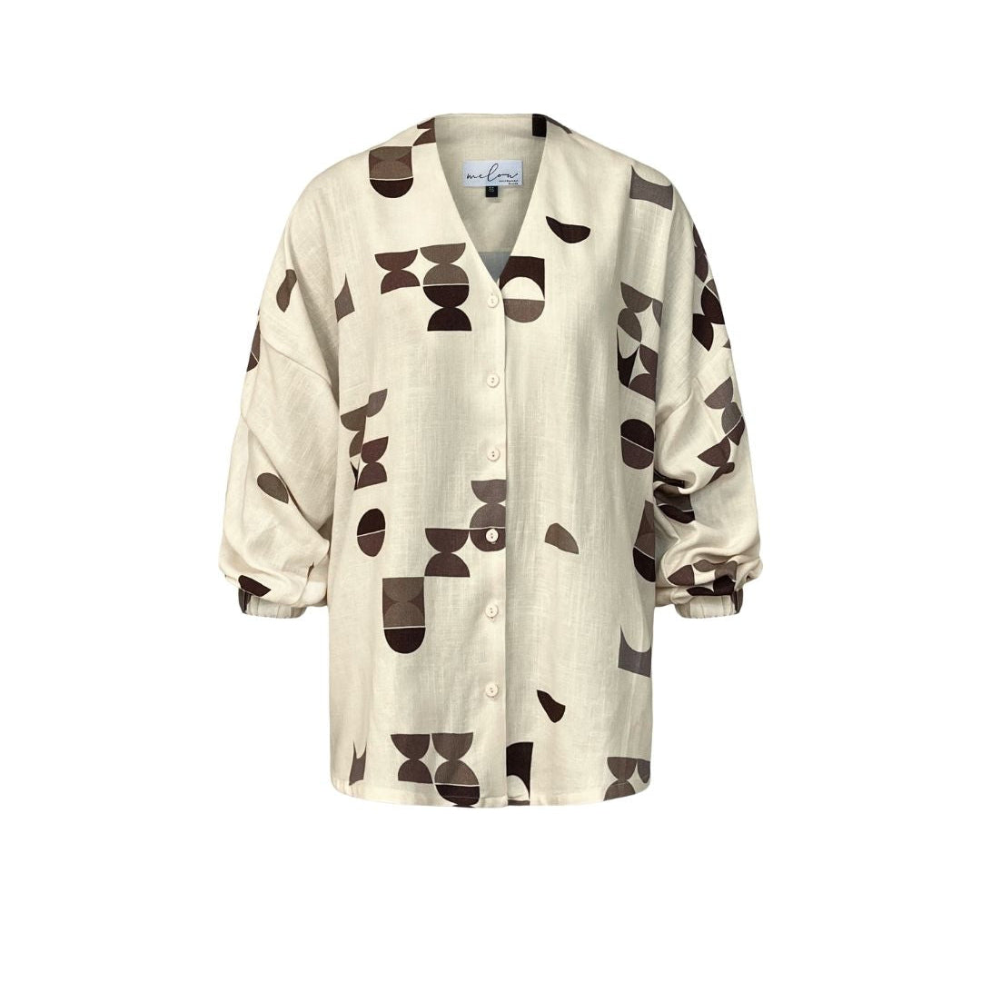 Melow, Nikita Top, Mosaic Print