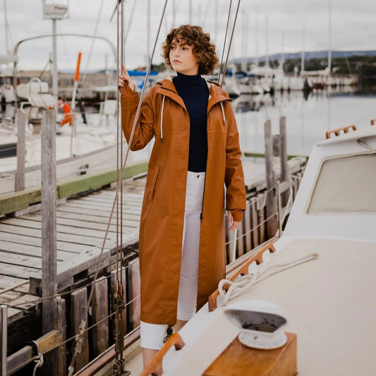 The Mernini Raincoat, Caramel