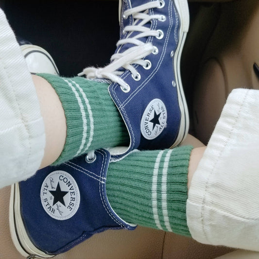 Le Bon Shoppe, Boyfriend Socks, Moss