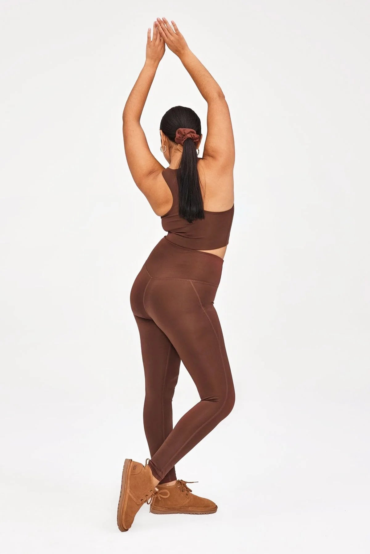High Rise Compressive Legging (28.5" inseam), Earth